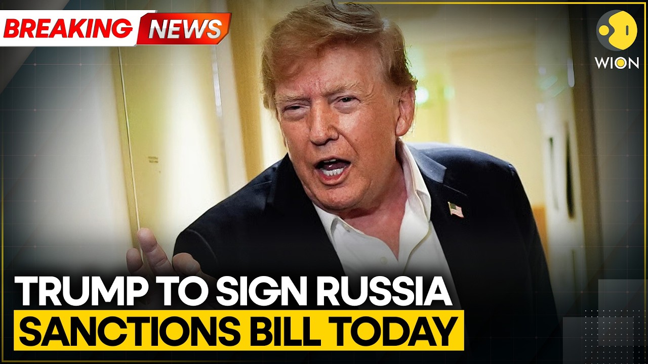 Trump to Sign Russia Sanctions Bill: Up to 100% Tariffs on Oil Buyers Like India & China | Breaking
