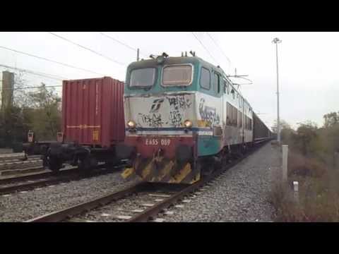 E655.089 sul MI 69720 Pomezia - Milano Smistamento, in partenza da Pomezia