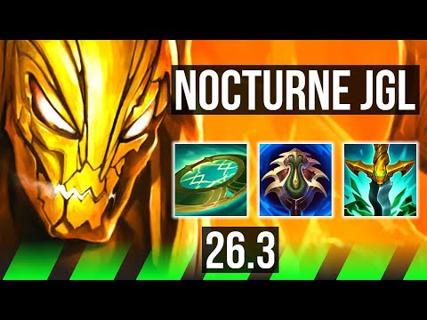 NOCTURNE vs EKKO (JGL) | 43K damage | KR Grandmaster | 26.3