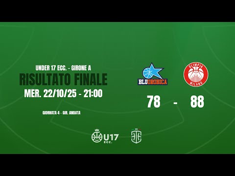 Highlights Unica BluOrobica Bergamo - Olimpia Milano U17 Eccellenza 