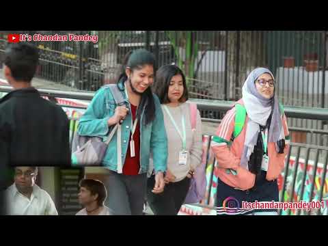 Funny Shayari Prank On Random Girl's 😜 Epic Reaction | It's Chandan Pandey| Nit Patna Ka Video