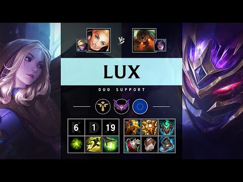 Lux Support vs Nautilus - EUW Master Patch 25.S1.3