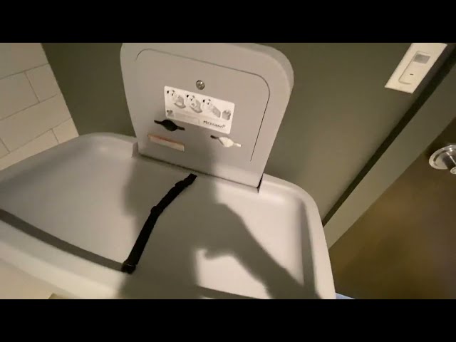 Best Wall Mounted Diaper Changing Station for Public Use - close-up view