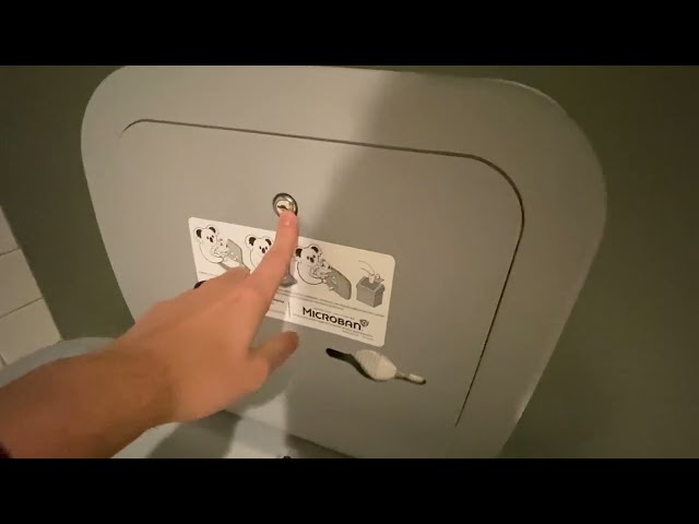 Best Wall Mounted Diaper Changing Station for Public Use - product in use