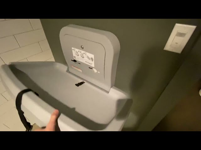 Best Wall Mounted Diaper Changing Station for Public Use - alternate angle