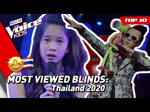 TOP 10 | MOST VIEWED Blind Auditions of 2020: Thailand 🇹🇭 | The Voice Kids