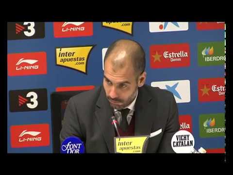 Guardiola: "L'equip no deixa de sorprendre'm"