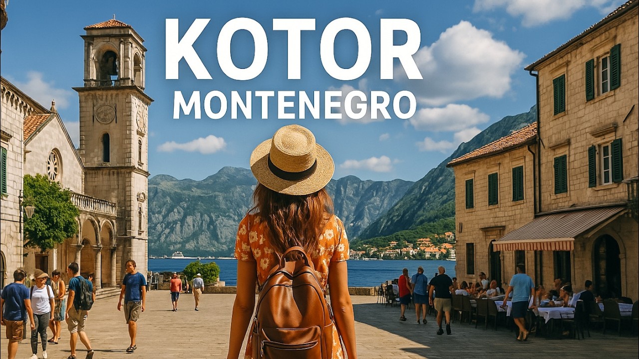Immersive street-level walking tour through Kotor, Montenegro, showcasing authentic urban landscapes, local architecture, and the vibrant atmosphere of the city's neighborhoods