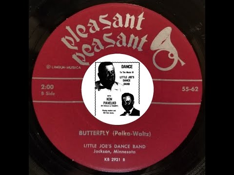 MINNESOTA POLKA: Little Joe's Dance Band / Butterfly / Pleasant Peasant 55-62 / 1962