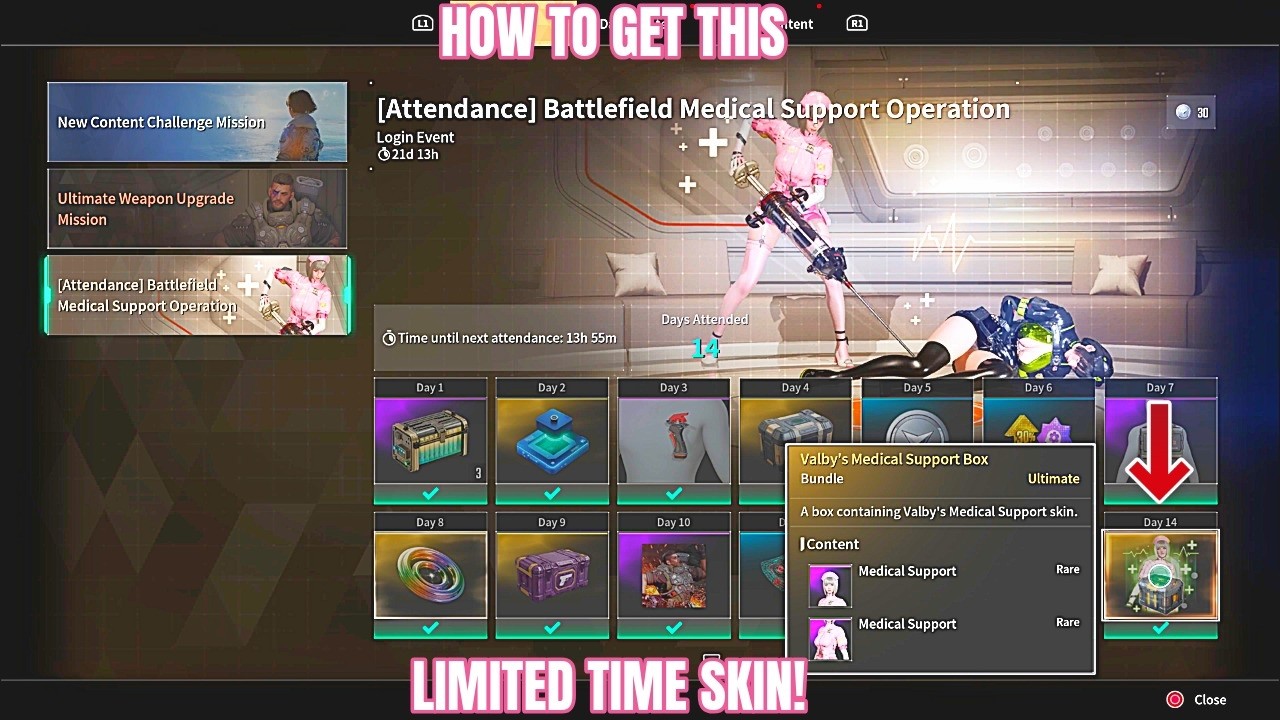 How To Get Valby's Medical Support Skin!-The First Descendant