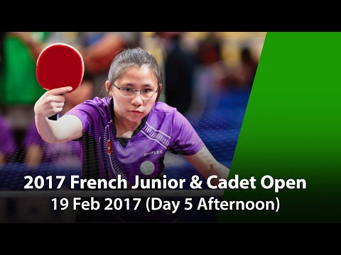 2017 ITTF French Junior & Cadet Open - Day 5 (Afternoon)