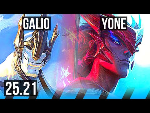 GALIO vs YONE (MID) | KR Master | 25.21