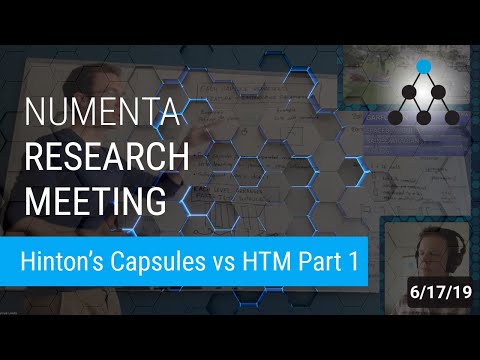 Hinton's Capsules vs Our Model Part 1 | Numenta Research Meeting