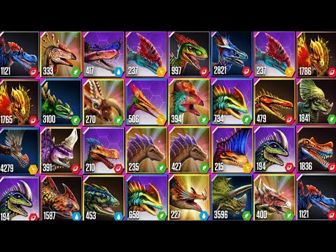 VIP MYSTERY LVL 100+ MUTANT DINOSAURS - JURASSIC WORLD THE GAME