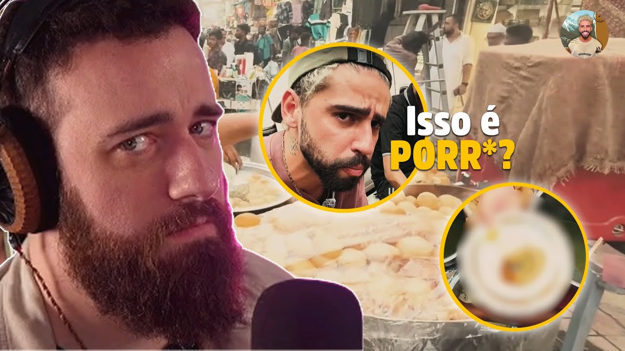 Olka reage a '24 HORAS provando COMIDA DE RUA na ÍNDIA!'