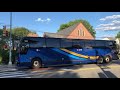MTA Bus Glen Oaks Bound X3 45 1300 QM5 D4500CL 3460 QM8 At 73 Av 188 St