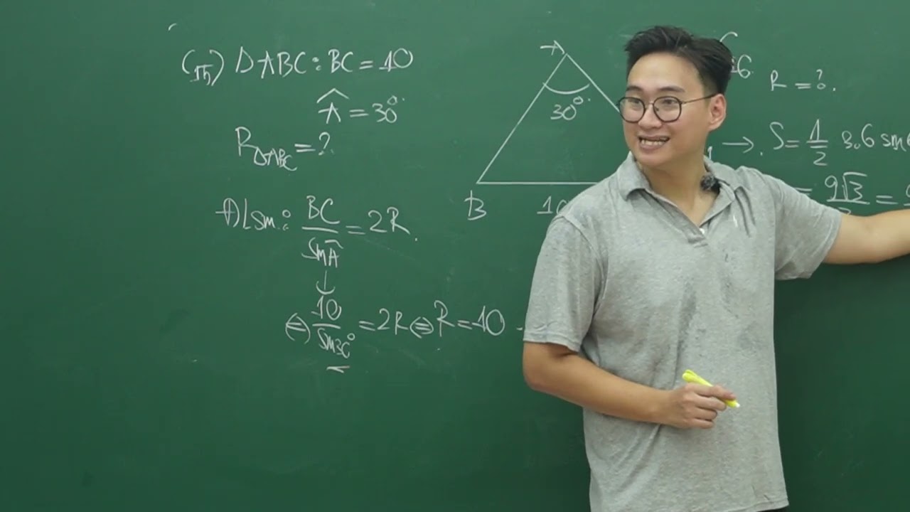 HỆ THỨC LƯỢNG TRONG TAM GIÁC THƯỜNG BUỔI 2