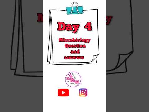 Day 4||Microbiology Question and answer|| daily questions practice||