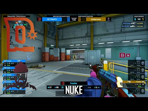 Detonate vs. timbermen - Map 1 [Nuke] - ESEA Cash Cup Circuit Season 1 Cup 2 NA - Semi-final
