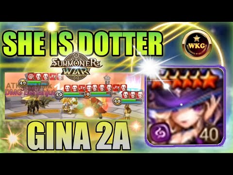 SHE IS DOTTER ALL MONSTER GINA 2A - Summoners war
