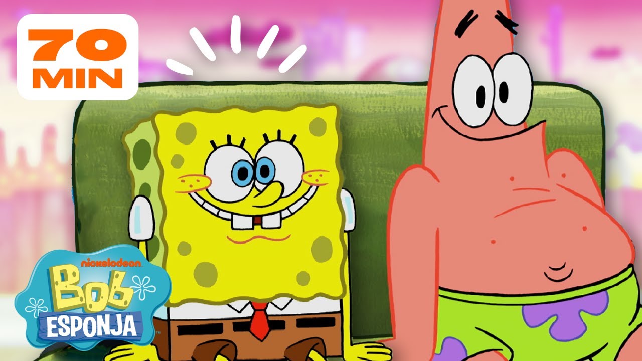 Bob Esponja | Toda Vez que Bob Esponja DEIXA a Fenda do Biquíni! | Bob Esponja em Português