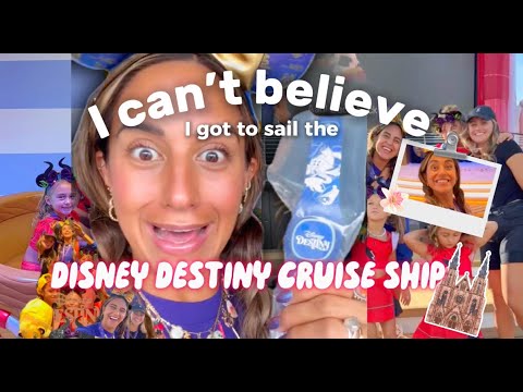 Thumbnail for I Can't Believe I got to Sail the DISNEY DESTINY CRUISE SHIP😱