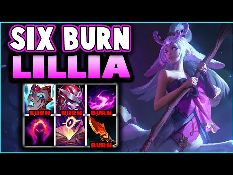 This Burn Lillia Build will melt any Health bar Like Butter! Max Burn Lillia! - League Of Legends