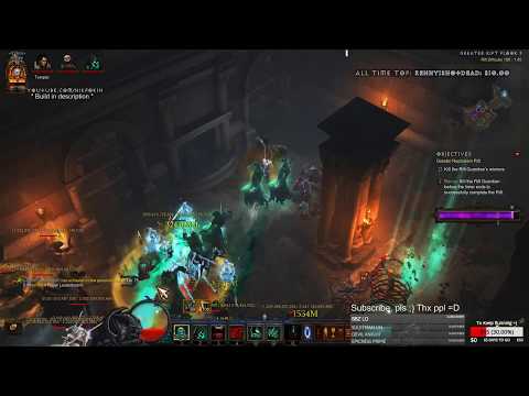 Diablo 3 2.6.0 Necromancer Rathma Skeletal Mage GR100 nik4kin 1080@60