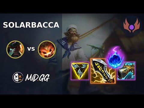 MID.GG: [ solarbacca ] Gangplank TOP vs Gnar | NA MASTER | LOL Season 2025
