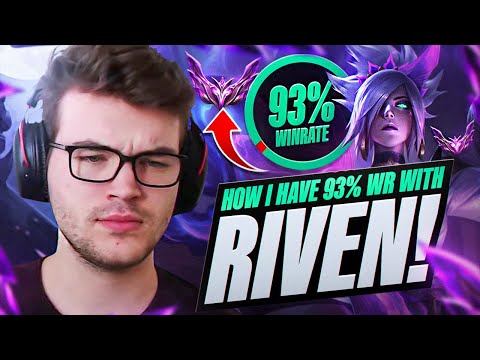 How I Have 93% Winrate with RIVEN In MASTERS