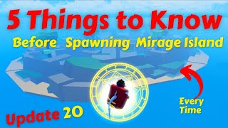 5 Things to Know Before Spawning Mirage Island in Blox Fruits update 20