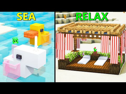 TOP 15  Summer Build Hacks in Minecraft !