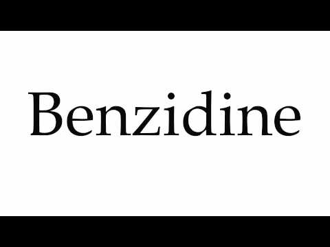 How to Pronounce Benzidine