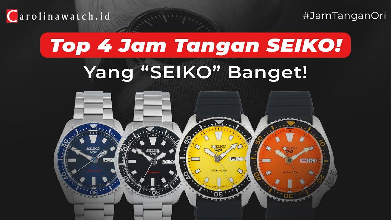 REKOMENDASI Top 4 Jam Tangan Seiko TERBAIK 2025