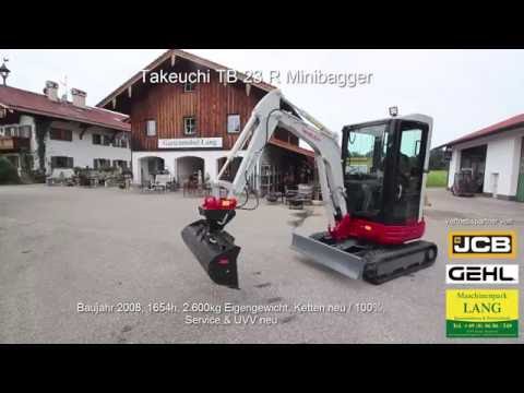 Takeuchi TB 23 R Minibagger DEMO @ Lang Machinery
