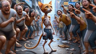 Cat Was Bullied In The Street 😭 😭 #cat #ai #cute