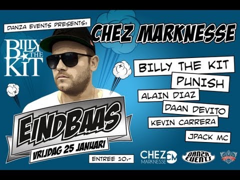 Aftermovie EINDBAAS: Billy The Kit (Chez Marknesse 25 Januari 2013)