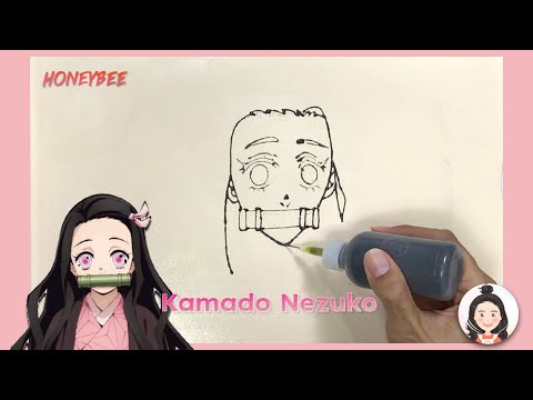 Demon Slayer Kimetsu no Yaiba [ 鬼滅の刃 ] Pancake Art bp4 - Kamado Nezuko 竈門 禰豆子 | Honeybee