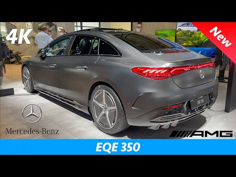 Mercedes EQE 350 2022 - FIRST look & quick review in 4K | Exterior - Interior (AMG Line), mini EQS