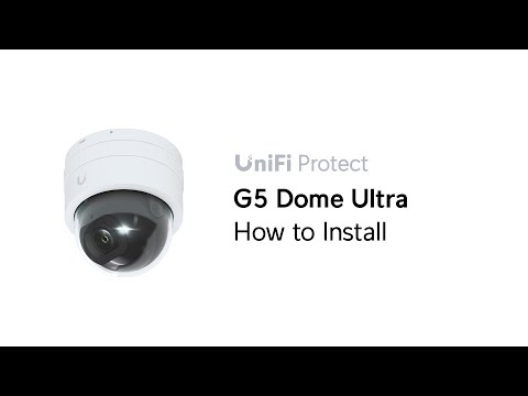Ubiquiti UVC-G5-Dome-Ultra UniFi Protect Black HD PoE Dome Ubiquiti UVC-G5-Dome-Ultra UniFi Protect Black HD PoE Dome