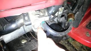 How to drain gas from your mower tank- siphonless