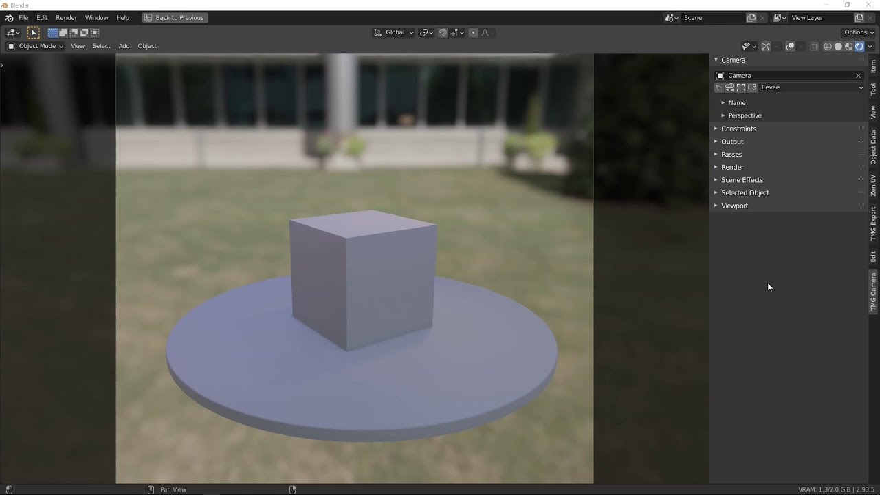 Blender Camera Tools Addon v0 2 6 Features
