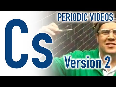 Caesium or Cesium (version 2)  - Periodic Table of Videos