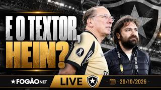 FOGÃONET LIVE: SOCIAL PRECISA RESPONDER PELO FUTURO DO BOTAFOGO | NOVA CAMISA É SUCESSO DE VENDAS