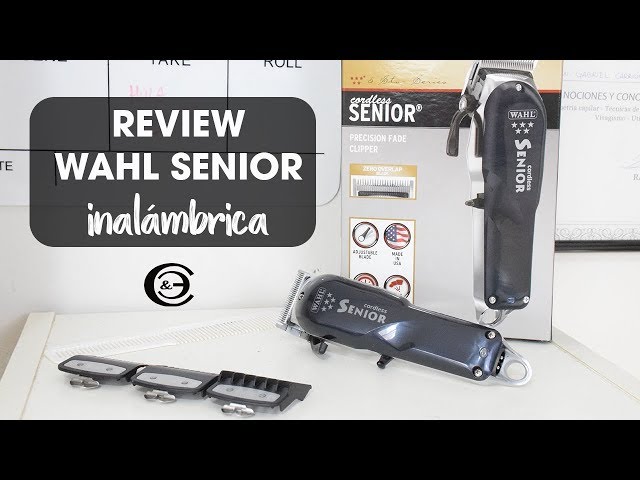 Vídeo relacionado con Wahl Cordless Senior - Cortapelos Profesional - Uso con/sin Cable - Máquina de Cortar Pelo Potente y Rápida para un Corte de Precisión