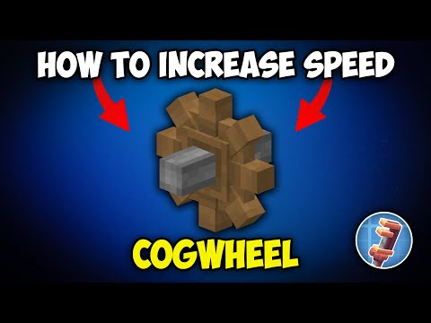 How to Increase Rotation Speed of a Cogwheel in Create Mod for Minecraft