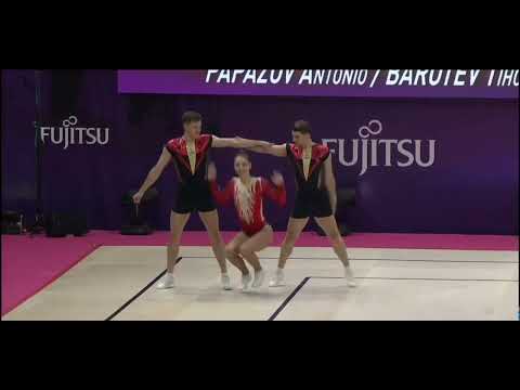 17th Aerobic Gymnastics World Championships Final - Trio Bulgaria 🇧🇬 2nd place