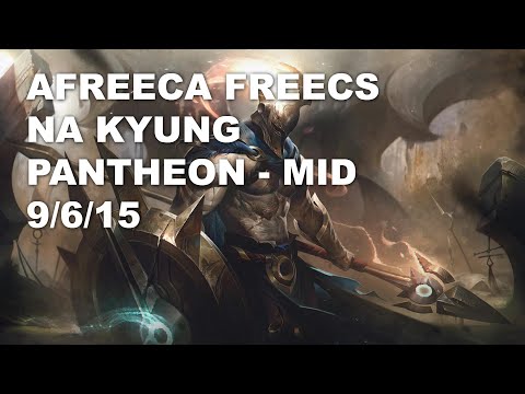 Afreeca Freecs Na Kyung Mid Pantheon vs Zoe - KR Challenger Patch 10.8