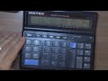 Калькулятор Bistec MP-16. Настройка времени, даты и будильника.