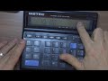 Калькулятор Bistec MP-16. Настройка времени, даты и будильника.